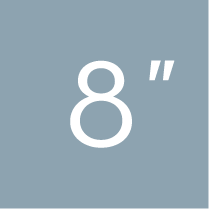8" House Number Sizing Chart