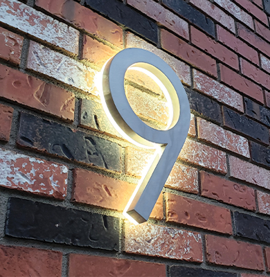 LED ILLUMINATED NUMBERS