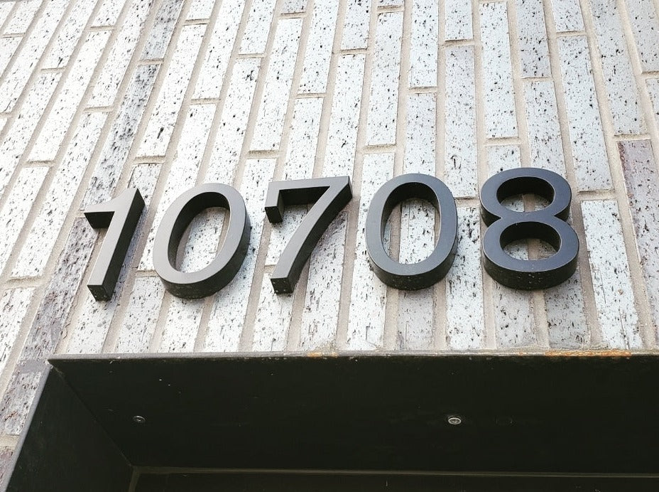 FABRICATED METAL NUMBERS - House Numbers Canada