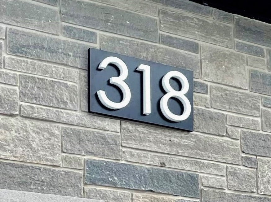 FABRICATED METAL NUMBERS - House Numbers Canada