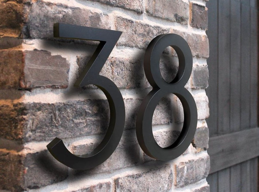 QUICK SHIP ALUMINUM NUMBERS - House Numbers Canada